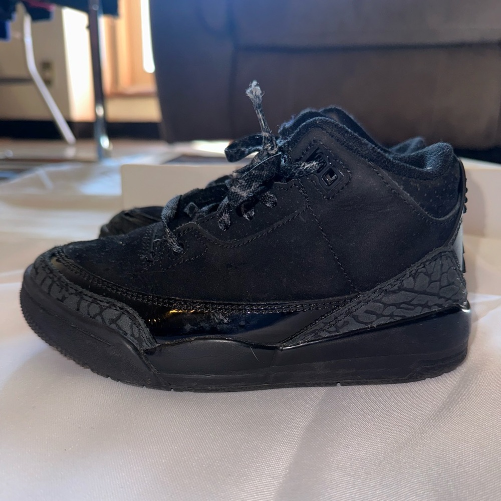 Black Sneakers with Textured Details sz 12C